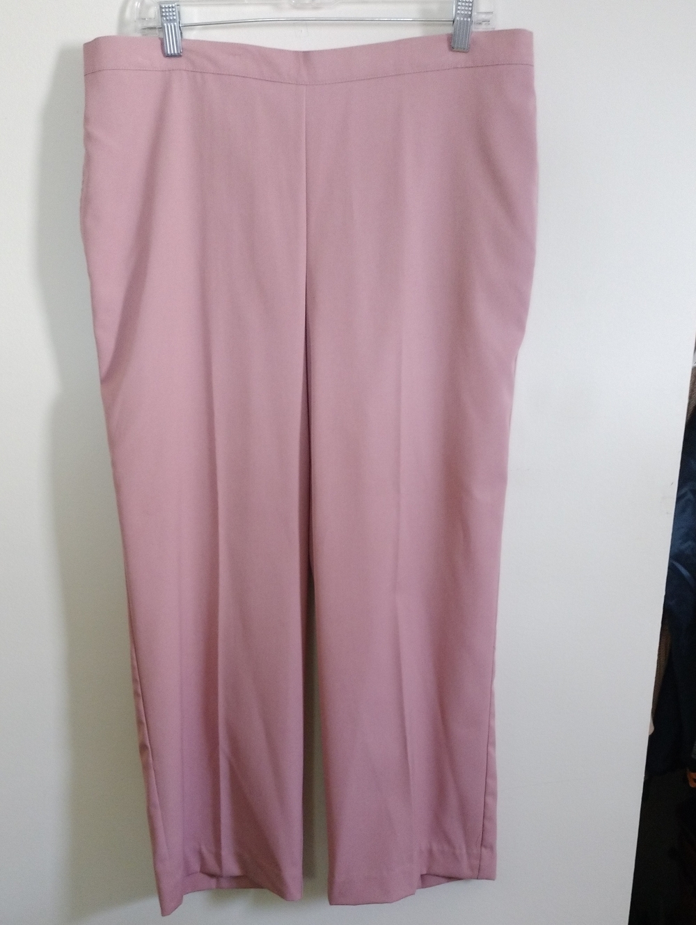 Alfred Dunner Rose Pink Straight Leg Pants